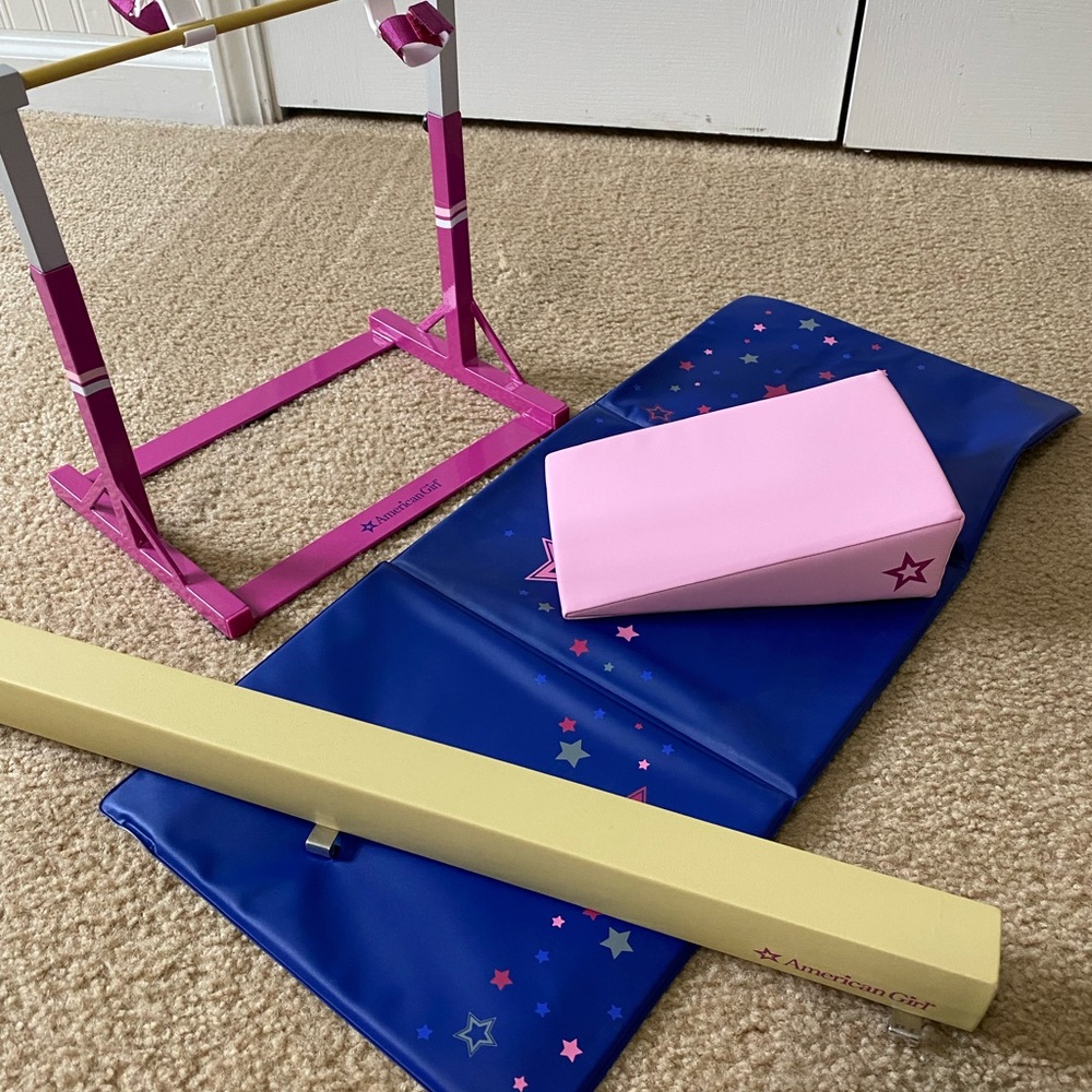 American Girl Gymnastics set